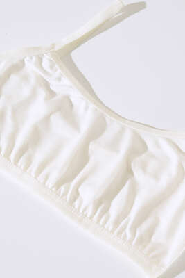 Askılı Petsiz Büstiyer Ekru - Thumbnail