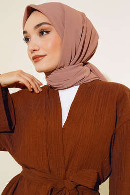 Medine İpeği Eşarp Camel - Thumbnail