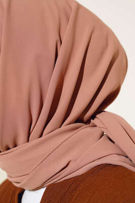 Medine İpeği Eşarp Camel - Thumbnail