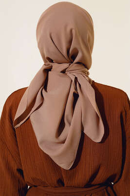 Medine İpeği Eşarp Bronz - Thumbnail