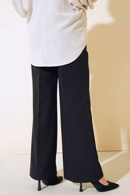 Aksesuarlı Pantolon Siyah - Thumbnail