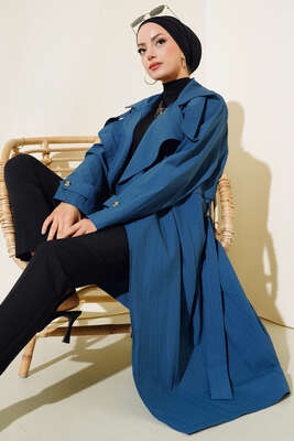 Apoletli Paraşüt Kap İndigo - Thumbnail