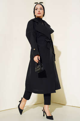 Apoletli Paraşüt Kap Siyah - Thumbnail