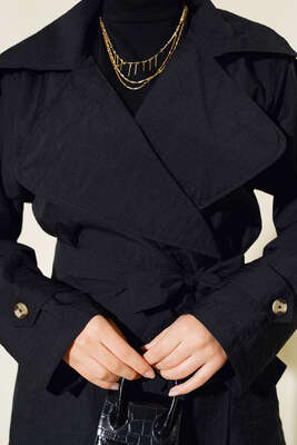 Apoletli Paraşüt Kap Siyah - Thumbnail