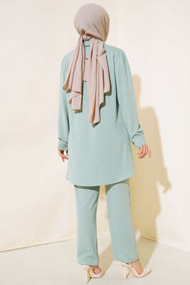 Yaka Zincirli Takım Çağla Yeşili - Thumbnail