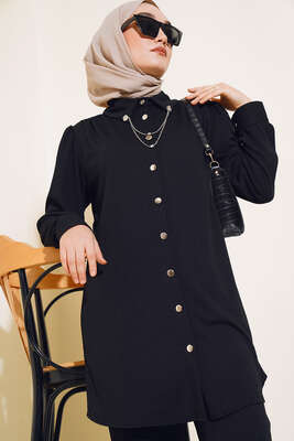 Yaka Zincirli Takım Siyah - Thumbnail