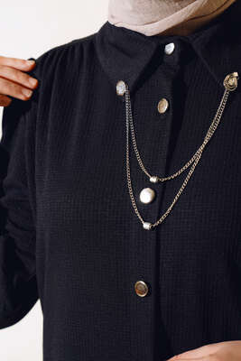 Yaka Zincirli Takım Siyah - Thumbnail