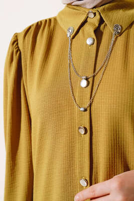 Yaka Zincirli Takım Yağ Yeşili - Thumbnail