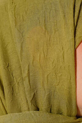 Organik Bambu Kraş Şal Zeytin Yeşili - Thumbnail