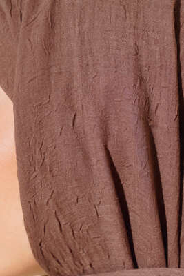 Organik Bambu Kraş Şal Soft Kahve -50 - Thumbnail