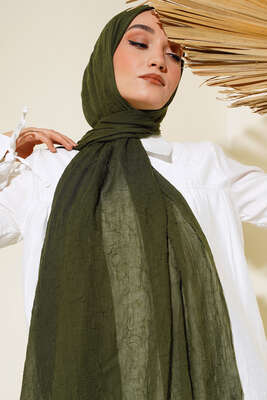 Organik Bambu Kraş Şal Kamuflaj - Thumbnail