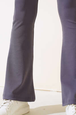 İnce Fitilli İspanyol Pantolon Kayrak Grisi - Thumbnail