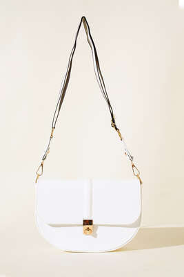 Baget Kol Çantası Beyaz - Thumbnail