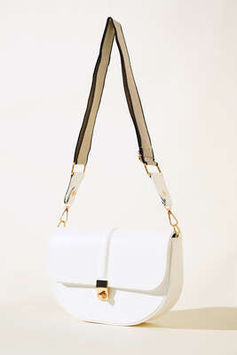 Baget Kol Çantası Beyaz - Thumbnail