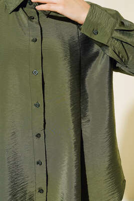 Pilise Detaylı İkili Takım Haki - Thumbnail