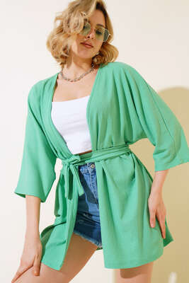 Kırınkıl Kimono Mint - Thumbnail
