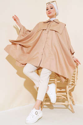 Omzu Apoletli Panço Latte - Thumbnail