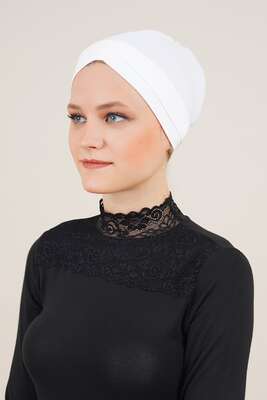 Pazarium - Çapraz Bantlı Ekru Bone