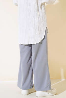 Balance Armalı Bol Paça Pantolon Kayrak Grisi - Thumbnail