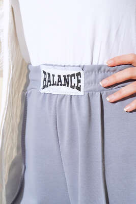 Balance Armalı Bol Paça Pantolon Kayrak Grisi - Thumbnail