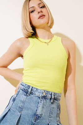 Pazarium - Biyeli Body Neon Yeşil