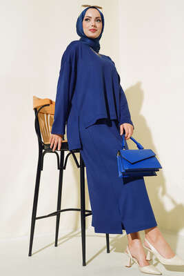 Etekli Takım Lacivert - Thumbnail