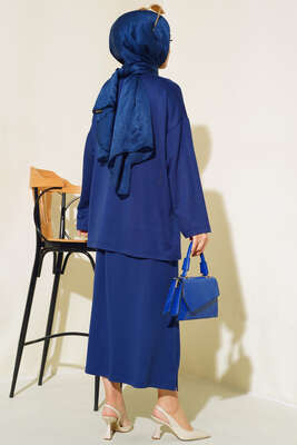 Etekli Takım Lacivert - Thumbnail