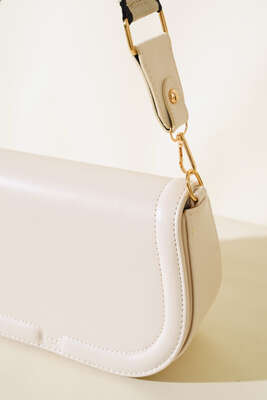 Baget El Çantası Krem - Thumbnail