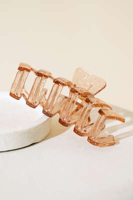 Parlak Zikzak Mandal Toka Kahve - Thumbnail