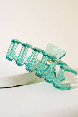 Parlak Zikzak Mandal Toka Yeşil - Thumbnail