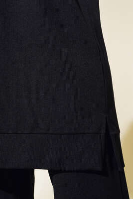 Fitilli İkili Takım Siyah - Thumbnail