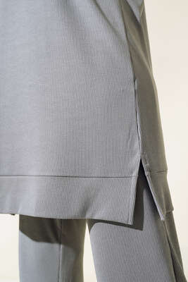 Fitilli İkili Takım Gri - Thumbnail