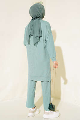 Fitilli İkili Takım Çağla Yeşili - Thumbnail