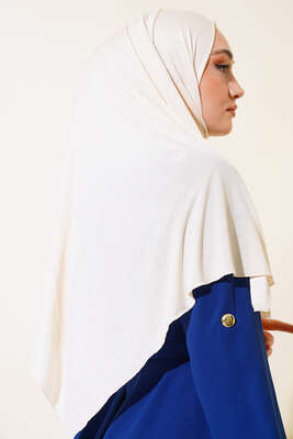 Klasik Penye Şal Vanilya - Thumbnail