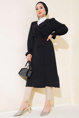 Belden Bağlamalı Kap Siyah - Thumbnail