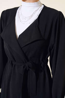 Belden Bağlamalı Kap Siyah - Thumbnail