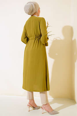 Belden Bağlamalı Kap Yağ Yeşili - Thumbnail