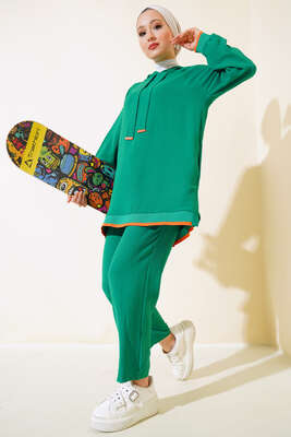 Manşet Şeritli İkili Takım Benetton - Thumbnail