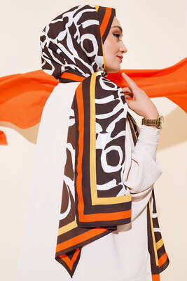 Dijital Medine Şal Kahve - Thumbnail