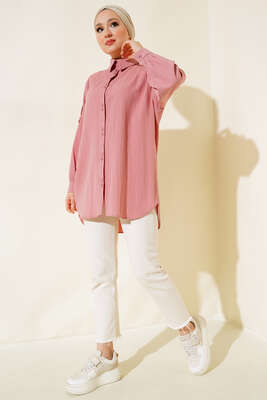 Kol Apoletli Gömlek Pudra - Thumbnail