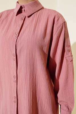 Kol Apoletli Gömlek Pudra - Thumbnail