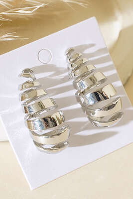 Damla Küpe Gümüş - Thumbnail