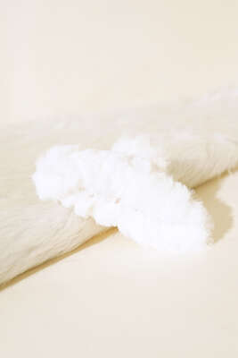 Peluş Mandal Toka Ekru - Thumbnail