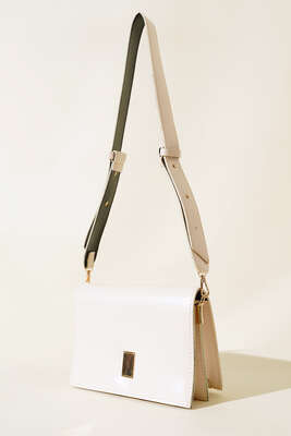 Çift Gözlü Askılı Çanta Bej - Thumbnail