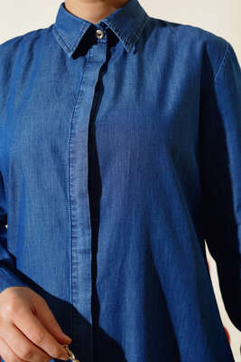 Püsküllü Kot Tunik Kot - Thumbnail