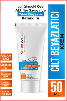 New Well Besleyici SPF Korumalı Cilt Beyazlatıcı Krem - Thumbnail
