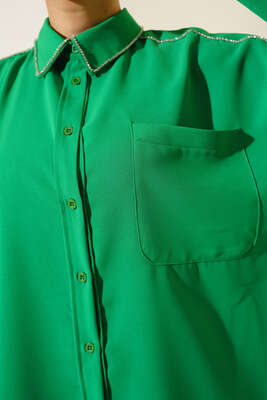 Taş Şerit Detaylı İkili Takım Benetton - Thumbnail