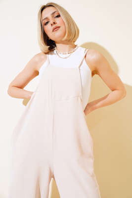 Askılı Tulum Bej - Thumbnail