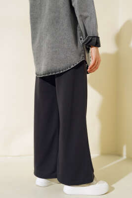 Balance Armalı Bol Paça Pantolon Antrasit - Thumbnail