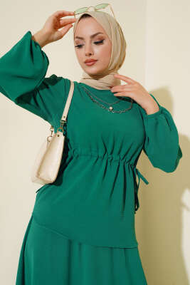 Pazarium - Ayrobin Etekli İkili Takım Yeşil